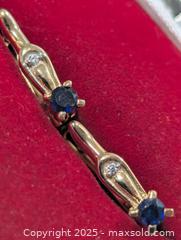 MaxSold Auction: Silver (2.27g) Sapphire Earring  - Toronto (Ontario, Canada) PARTNER MANAGED Downsizing Online Auction - Queen Street East