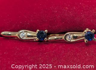 MaxSold Auction: Silver (2.27g) Sapphire Earring  - Toronto (Ontario, Canada) PARTNER MANAGED Downsizing Online Auction - Queen Street East