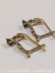 MaxSold Auction: Silver (2.27g) Sapphire Earring  - Toronto (Ontario, Canada) PARTNER MANAGED Downsizing Online Auction - Queen Street East