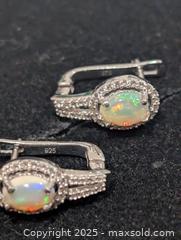 MaxSold Auction: Silver (3.52g)Opal&CZ Earring  - Toronto (Ontario, Canada) PARTNER MANAGED Downsizing Online Auction - Queen Street East