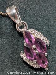 MaxSold Auction: Silver Garnet Pendant  - Toronto (Ontario, Canada) PARTNER MANAGED Downsizing Online Auction - Queen Street East