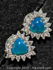 MaxSold Auction: Silver Opal Triplet Earring  - Toronto (Ontario, Canada) PARTNER MANAGED Downsizing Online Auction - Queen Street East