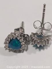 MaxSold Auction: Silver Opal Triplet Earring  - Toronto (Ontario, Canada) PARTNER MANAGED Downsizing Online Auction - Queen Street East