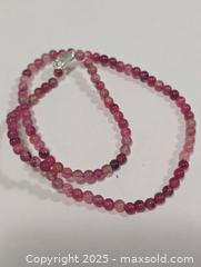 MaxSold Auction: Silver Pink Tourmaline(50ct) Necklace  - Toronto (Ontario, Canada) PARTNER MANAGED Downsizing Online Auction - Queen Street East