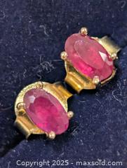 MaxSold Auction: Silver Ruby Earring  - Toronto (Ontario, Canada) PARTNER MANAGED Downsizing Online Auction - Queen Street East