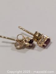 MaxSold Auction: Silver Ruby Earring  - Toronto (Ontario, Canada) PARTNER MANAGED Downsizing Online Auction - Queen Street East