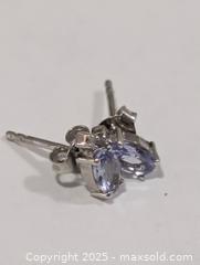 MaxSold Auction: Silver Tanzanite Earring  - Toronto (Ontario, Canada) PARTNER MANAGED Downsizing Online Auction - Queen Street East
