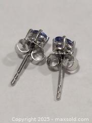 MaxSold Auction: Silver Tanzanite Earring  - Toronto (Ontario, Canada) PARTNER MANAGED Downsizing Online Auction - Queen Street East