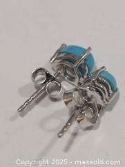 MaxSold Auction: Silver Turquoise Earrings  - Toronto (Ontario, Canada) PARTNER MANAGED Downsizing Online Auction - Queen Street East