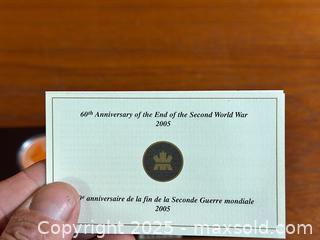 MaxSold Auction: 2005 - 60th Anniversary of the End of World War II Fine Silver Coin - Hamilton (Ontario, Canada) SELLER MANAGED Estate Sale Online Auction - Gertrude Street