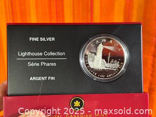 MaxSold Auction: 2005 Lighthouse Collection Sterling Silver Coin Mint - Hamilton (Ontario, Canada) SELLER MANAGED Estate Sale Online Auction - Gertrude Street