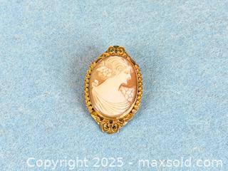 MaxSold Auction: Antique Gold-Filled Cameo Brooch - Hamilton (Ontario, Canada) SELLER MANAGED Estate Sale Online Auction - Gertrude Street