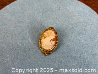 MaxSold Auction: Antique Gold-Filled Cameo Brooch - Hamilton (Ontario, Canada) SELLER MANAGED Estate Sale Online Auction - Gertrude Street