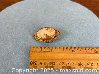 MaxSold Auction: Antique Gold-Filled Cameo Brooch - Hamilton (Ontario, Canada) SELLER MANAGED Estate Sale Online Auction - Gertrude Street