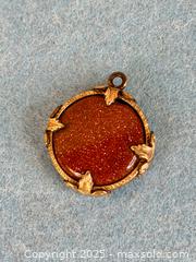 MaxSold Auction: Antique Gold-Filled Watch Fob with Goldstone - Hamilton (Ontario, Canada) SELLER MANAGED Estate Sale Online Auction - Gertrude Street