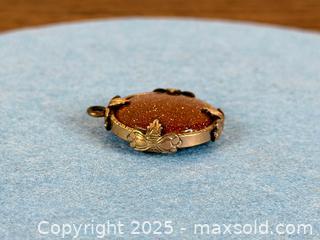 MaxSold Auction: Antique Gold-Filled Watch Fob with Goldstone - Hamilton (Ontario, Canada) SELLER MANAGED Estate Sale Online Auction - Gertrude Street