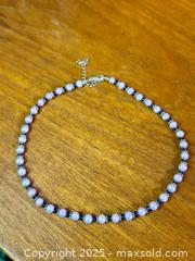 MaxSold Auction: Baroque Pearl and Crystal Nrcklace with Sterling Silver Catch - Hamilton (Ontario, Canada) SELLER MANAGED Estate Sale Online Auction - Gertrude Street