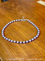 MaxSold Auction: Baroque Pearl and Crystal Nrcklace with Sterling Silver Catch - Hamilton (Ontario, Canada) SELLER MANAGED Estate Sale Online Auction - Gertrude Street