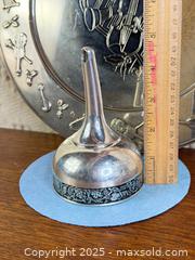 MaxSold Auction: Godinger Platter + Royal Selangor Wine Funnel - Pewter - Hamilton (Ontario, Canada) SELLER MANAGED Estate Sale Online Auction - Gertrude Street