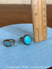 MaxSold Auction: Navajo Sterling Silver + Turquoise Rings - Hamilton (Ontario, Canada) SELLER MANAGED Estate Sale Online Auction - Gertrude Street