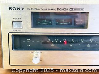 MaxSold Auction: Sony ST-3950SD Stereo/FM-AM Tuner - Hamilton (Ontario, Canada) SELLER MANAGED Estate Sale Online Auction - Gertrude Street