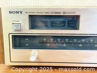 MaxSold Auction: Sony ST-3950SD Stereo/FM-AM Tuner - Hamilton (Ontario, Canada) SELLER MANAGED Estate Sale Online Auction - Gertrude Street