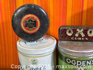 MaxSold Auction: Vintage Advertising Tins and Coleman 1111 Mantles MIB - Hamilton (Ontario, Canada) SELLER MANAGED Estate Sale Online Auction - Gertrude Street