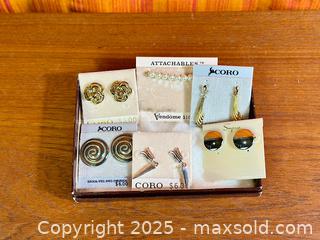 MaxSold Auction: Vintage Costume Jewelry Earrings - Hamilton (Ontario, Canada) SELLER MANAGED Estate Sale Online Auction - Gertrude Street