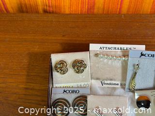 MaxSold Auction: Vintage Costume Jewelry Earrings - Hamilton (Ontario, Canada) SELLER MANAGED Estate Sale Online Auction - Gertrude Street