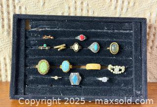 MaxSold Auction: Vintage Costume Rings - Hamilton (Ontario, Canada) SELLER MANAGED Estate Sale Online Auction - Gertrude Street