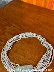 MaxSold Auction: Vintage Freshwater Pearl Multi-Strand Chocker Necklace - Hamilton (Ontario, Canada) SELLER MANAGED Estate Sale Online Auction - Gertrude Street