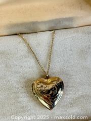 MaxSold Auction: Vintage Heart Locket - Gold-Filled, Ornate - Hamilton (Ontario, Canada) SELLER MANAGED Estate Sale Online Auction - Gertrude Street