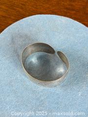 MaxSold Auction: Vintage Ladye Fayre Floral Etched Sterling Silver Clutch Bangle - Hamilton (Ontario, Canada) SELLER MANAGED Estate Sale Online Auction - Gertrude Street