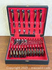 MaxSold Auction: Vintage MCM S&A Haddad Jezzine Firebird Cutlery Set - Hamilton (Ontario, Canada) SELLER MANAGED Estate Sale Online Auction - Gertrude Street