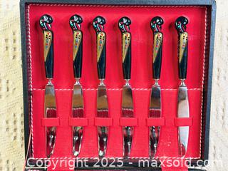 MaxSold Auction: Vintage MCM S&A Haddad Jezzine Firebird Cutlery Set - Hamilton (Ontario, Canada) SELLER MANAGED Estate Sale Online Auction - Gertrude Street