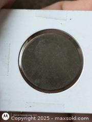 MaxSold Auction: 1740s -60s King George II half penny in holder - South Frontenac (Ontario, Canada) SELLER MANAGED Downsizing Online Auction - Battersea Road