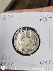 MaxSold Auction: 1894 German 20 cent coin high grade - South Frontenac (Ontario, Canada) SELLER MANAGED Downsizing Online Auction - Battersea Road