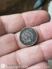 MaxSold Auction: 1907 Dark Toned Indian Head Cent US coin - South Frontenac (Ontario, Canada) SELLER MANAGED Downsizing Online Auction - Battersea Road