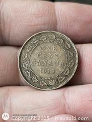 MaxSold Auction: 1913 Canadian Large Cent of canada - South Frontenac (Ontario, Canada) SELLER MANAGED Downsizing Online Auction - Battersea Road