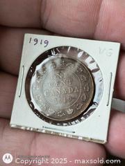 MaxSold Auction: 1919 Large Cent coin of Canada - South Frontenac (Ontario, Canada) SELLER MANAGED Downsizing Online Auction - Battersea Road
