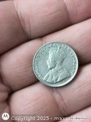 MaxSold Auction: 1924 Canada 5 cent coin  - South Frontenac (Ontario, Canada) SELLER MANAGED Downsizing Online Auction - Battersea Road