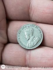 MaxSold Auction: 1929 Canadian 5 cent nickel - South Frontenac (Ontario, Canada) SELLER MANAGED Downsizing Online Auction - Battersea Road