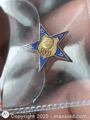 MaxSold Auction: 1931 Basketball Award Pin Star enamed Gold/Silver or filled  - South Frontenac (Ontario, Canada) SELLER MANAGED Downsizing Online Auction - Battersea Road