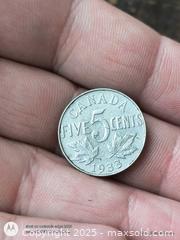 MaxSold Auction: 1933 Canadian 5 cent Nickel  - South Frontenac (Ontario, Canada) SELLER MANAGED Downsizing Online Auction - Battersea Road