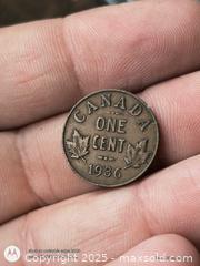 MaxSold Auction: 1936 1 Cent Coin of Canada  - South Frontenac (Ontario, Canada) SELLER MANAGED Downsizing Online Auction - Battersea Road
