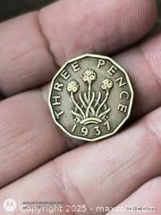 MaxSold Auction: 1937 English 3Pence Coin King George - South Frontenac (Ontario, Canada) SELLER MANAGED Downsizing Online Auction - Battersea Road
