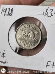 MaxSold Auction: 1938 5 cent coin canada  - South Frontenac (Ontario, Canada) SELLER MANAGED Downsizing Online Auction - Battersea Road