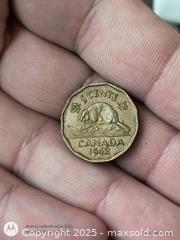 MaxSold Auction: 1942 Tomback Nickel 5 cent coin - South Frontenac (Ontario, Canada) SELLER MANAGED Downsizing Online Auction - Battersea Road