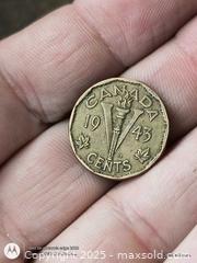 MaxSold Auction: 1943 Tomback nickel high grade - South Frontenac (Ontario, Canada) SELLER MANAGED Downsizing Online Auction - Battersea Road