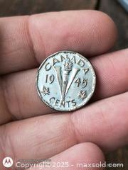 MaxSold Auction: 1945 5 cent coin of canada  - South Frontenac (Ontario, Canada) SELLER MANAGED Downsizing Online Auction - Battersea Road